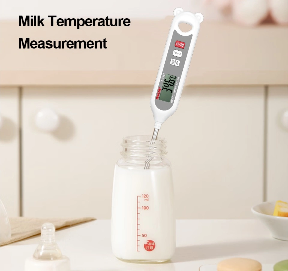 Waterproof Digital Instant Read Meat Thermometer with Folding Probe Backlight for Cooking Food Candy, BBQ Grill, Liquid