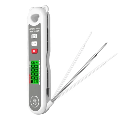 Waterproof Digital Instant Read Meat Thermometer with Folding Probe Backlight for Cooking Food Candy, BBQ Grill, Liquid